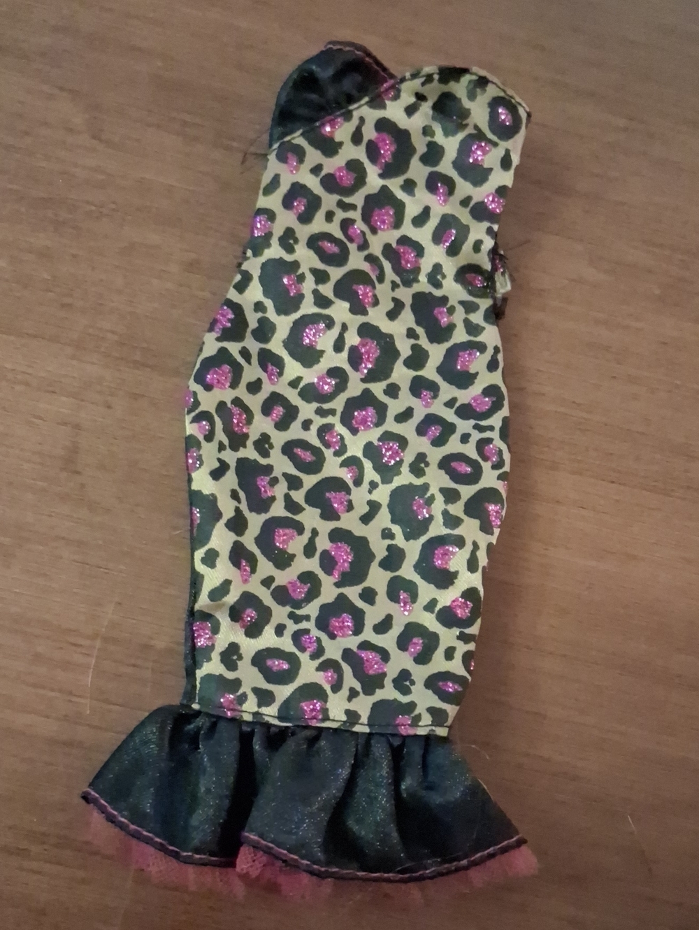 Barbie Doll Fashion Fever My Scene Leopard Animal Print Dress Outfit Rare